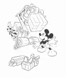 Mickey Mouse kleurplaat 27